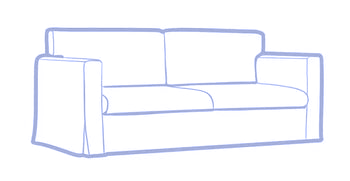 ANGBY 2 SEATER LOVESEAT