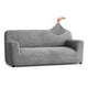 Sofa 3 Seater Slipcover, Comfort Collection – Ash, front view | Ash