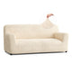 Sofa 3 Seater Slipcover, Comfort Collection – Cream, front view | Cream