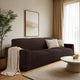 Sofa 3 Seater Slipcover, Comfort Collection – Dark Brown, interior view 1 | Dark Brown