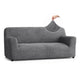 Sofa 3 Seater Slipcover, Comfort Collection – Dark Grey, front view | Dark Grey