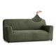 Sofa 3 Seater Slipcover, Comfort Collection – Moss Green, front view | Moss Green