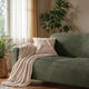 Sofa 3 Seater Slipcover, Comfort Collection – Moss Green, interior view 3 | Moss Green