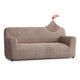 Sofa 3 Seater Slipcover, Comfort Collection – Soft Taupe, front view | Soft Taupe