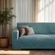 Sofa 3 Seater Slipcover, Comfort Collection – Teal, interior view 2 | Teal