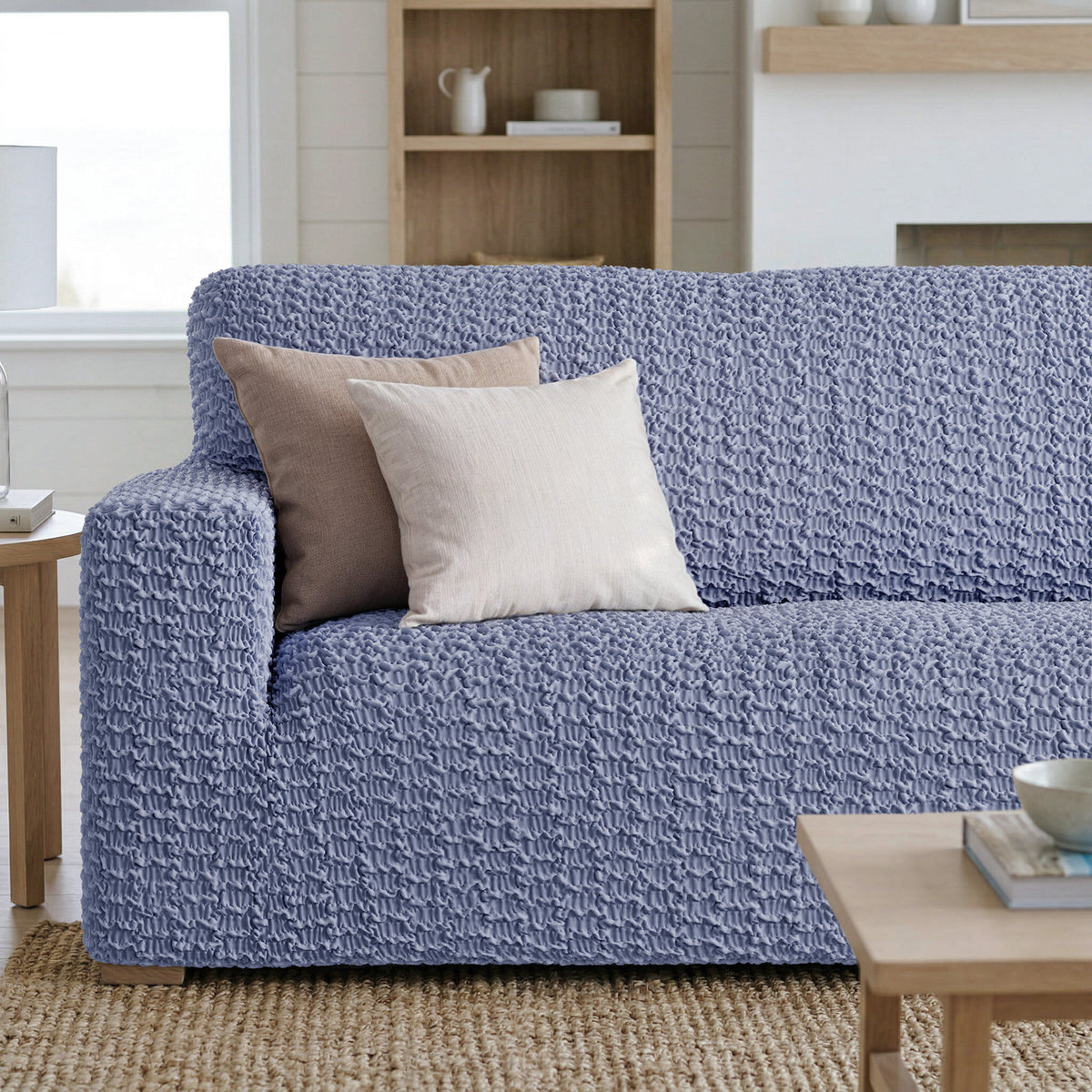 Sofa 3 Seater Slipcover, Embrace Collection – Blue, interior view 1 | Blue
