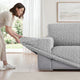 Sofa 3 Seater Slipcover, Embrace Collection – Light Grey, installation view | Light Grey