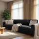 Sofa 4 Seater Slipcover, Comfort Collection – Black, interior view 1 | Black