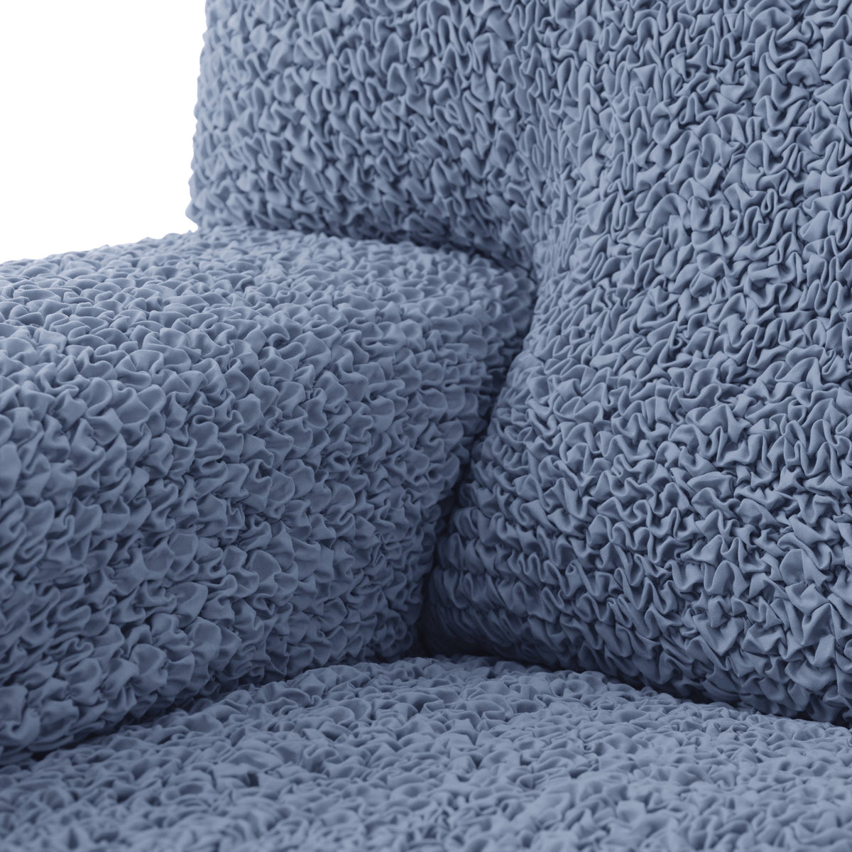 Sofa 4 Seater Slipcover, Comfort Collection – Blue, detail view | Blue