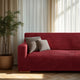 Sofa 4 Seater Slipcover, Comfort Collection – Burgundy, interior view 2 | Burgundy
