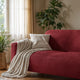 Sofa 4 Seater Slipcover, Comfort Collection – Burgundy, interior view 3 | Burgundy