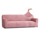 Sofa 4 Seater Slipcover, Comfort Collection – Coral Pink, front view | Coral Pink