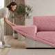 Sofa 4 Seater Slipcover, Comfort Collection – Coral Pink, installation view | Coral Pink