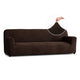 Sofa 4 Seater Slipcover, Comfort Collection – Dark Brown, front view | Dark Brown