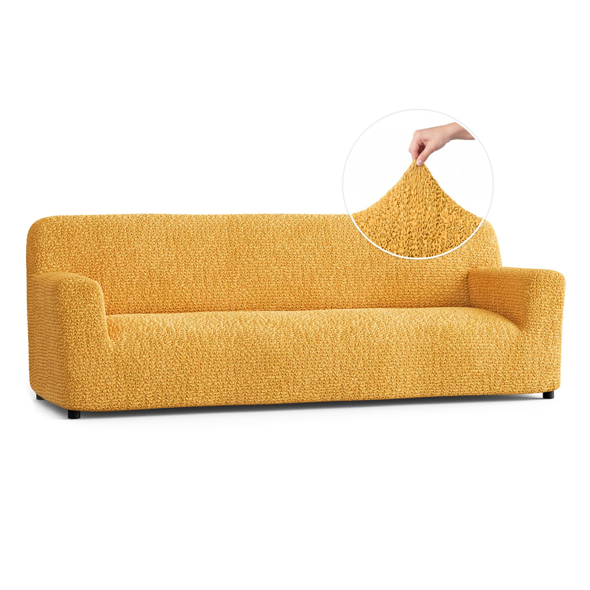 Sofa 4 Seater Slipcover, Comfort Collection – Mango, front view | Mango