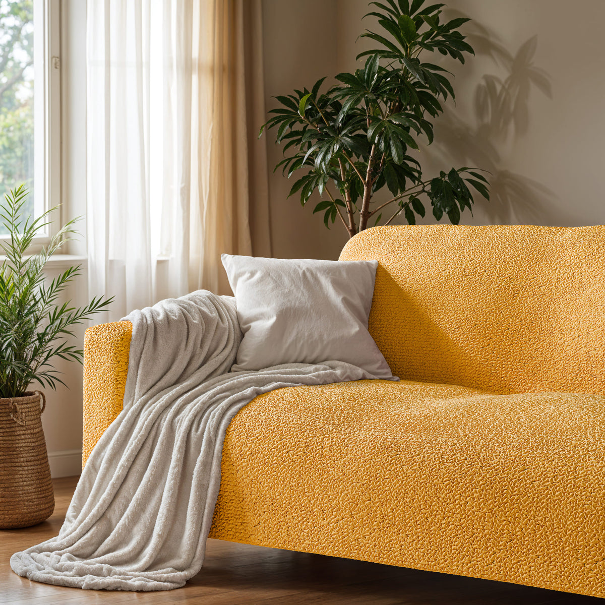 Sofa 4 Seater Slipcover, Comfort Collection – Mango, interior view 3 | Mango