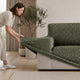 Sofa 4 Seater Slipcover, Comfort Collection – Moss Green, installation view | Moss Green