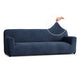 Sofa 4 Seater Slipcover, Comfort Collection – Navy Blue, front view | Navy Blue
