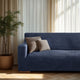 Sofa 4 Seater Slipcover, Comfort Collection – Navy Blue, interior view 2 | Navy Blue