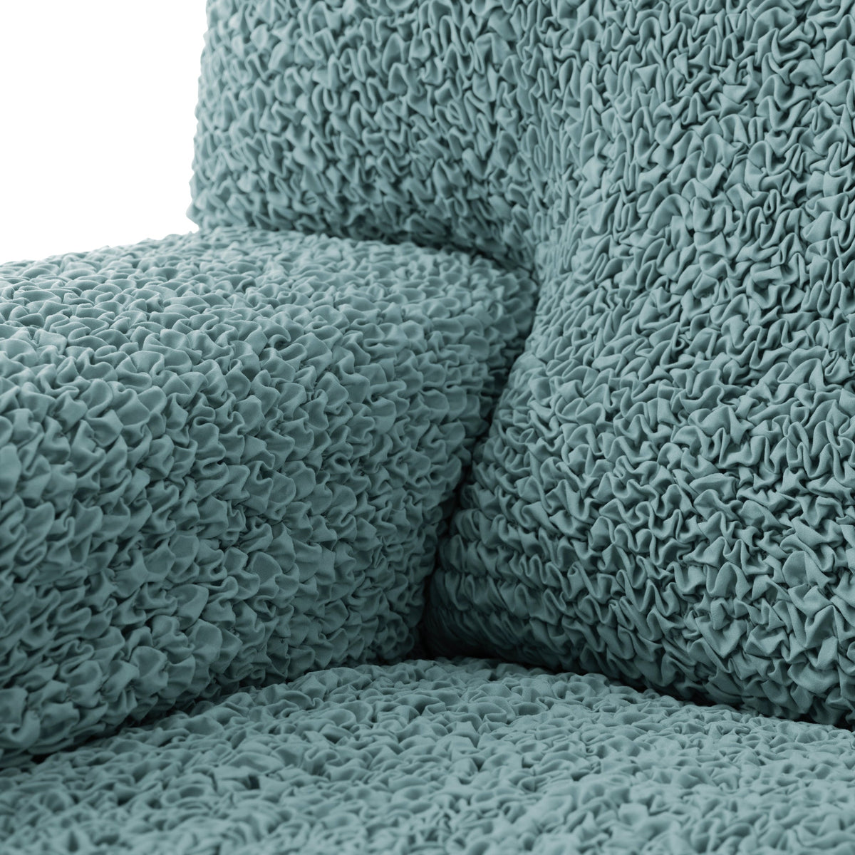 Sofa 4 Seater Slipcover, Comfort Collection – Teal, detail view | Teal