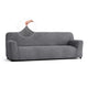 Sofa 4 Seater Slipcover, Embrace Collection – Dark Grey, front view | Dark Grey