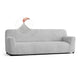 Sofa 4 Seater Slipcover, Embrace Collection – Light Grey, front view | Light Grey