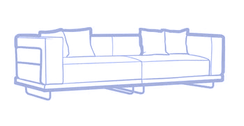 TYLOSAND 3 SEATER SOFA