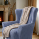 Wingback Chair Slipcover, Comfort Collection – Blue, interior view 2 | Blue