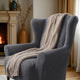 Wingback Chair Slipcover, Comfort Collection – Dark Grey, interior view 2 | Dark Grey
