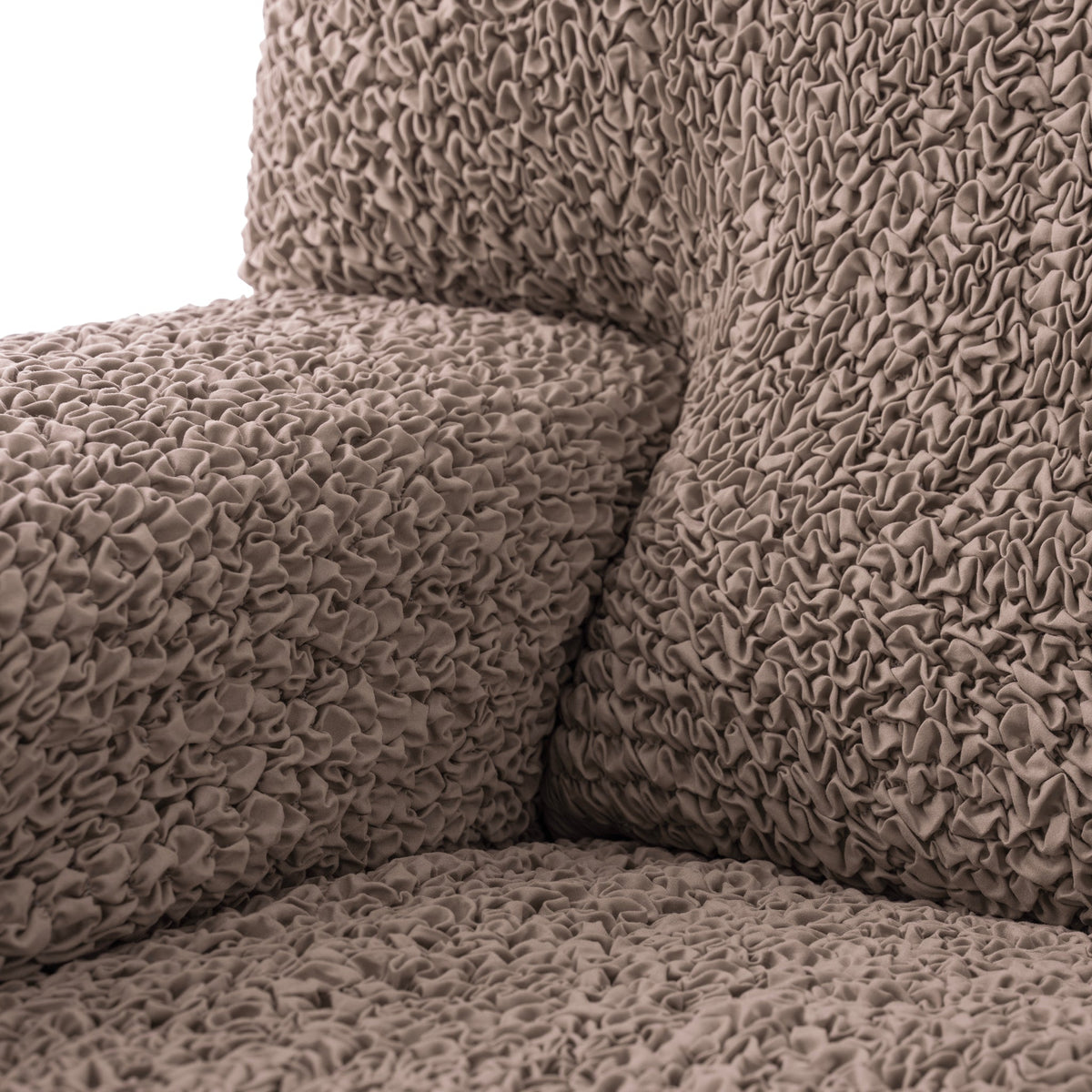 Wingback Chair Slipcover, Comfort Collection – Soft Taupe, detail view | Soft Taupe