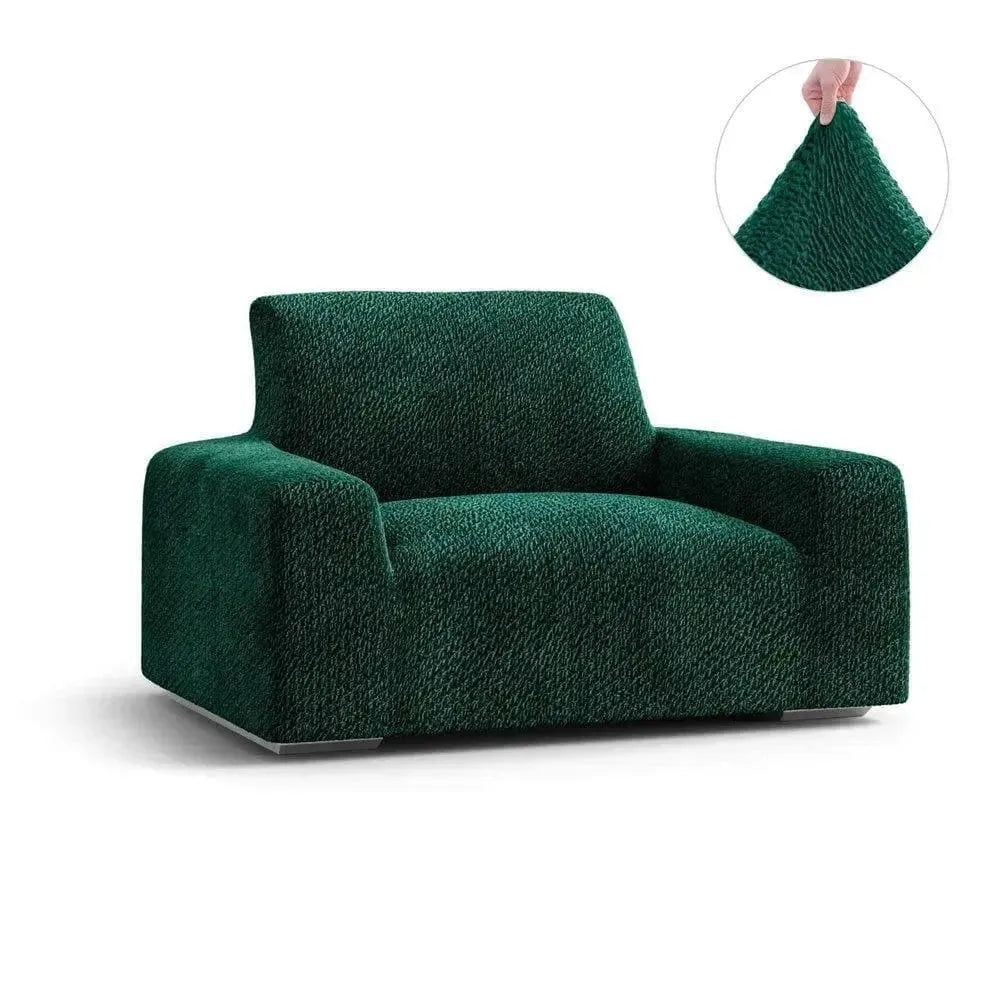 Emerald Green Armchair Slipcover, Velvet Collection