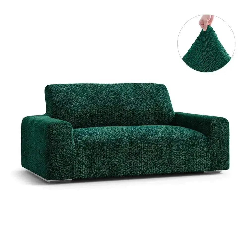 Emerald Green Loveseat 2 Seater Slipcover, Velvet Collection