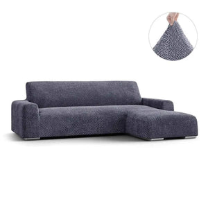 L-Shaped Sofa Slipcover (Right Chaise), Velvet Collection