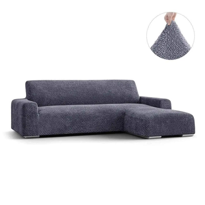 L-Shaped Sofa Slipcover (Right Chaise), Velvet Collection