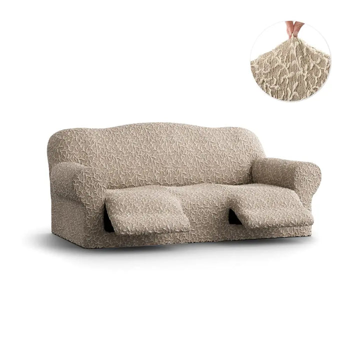 3 Seater Recliner Slipcover, Jacquard 3D Collection
