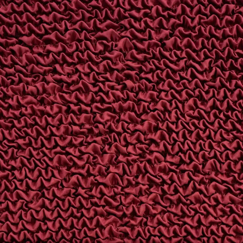 Burgundy Wingback Chair Slipcover, Microfibra Collection