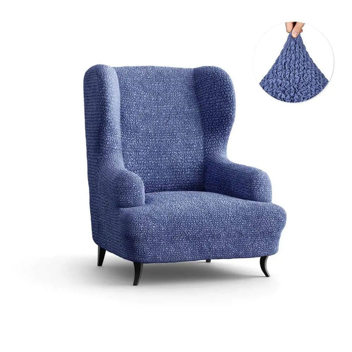 Wingback Chair Slipcover, Microfibra Collection