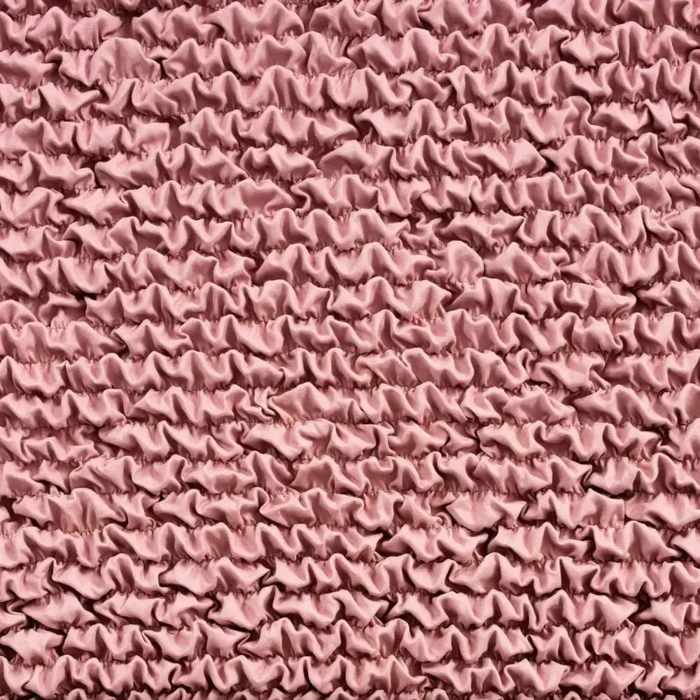 Coral Pink Pillow Slipcovers 2 Pcs Set (18x18 in),  Microfibra Collection