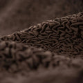 Dark Brown Chaise Lounge Slipcover, Microfibra Collection