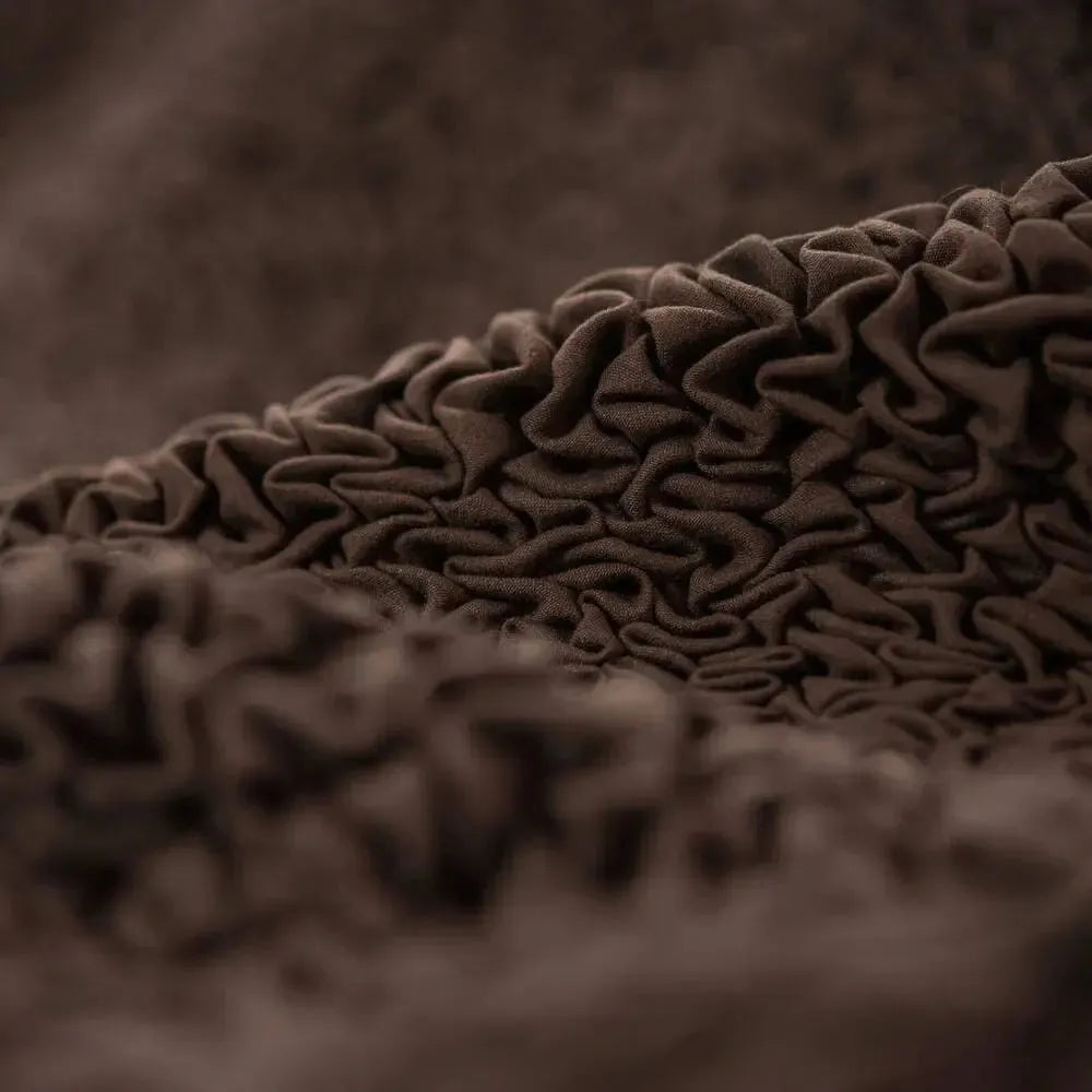 Dark Brown Chaise Lounge Slipcover, Microfibra Collection
