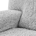 Light Grey Chaise Lounge Slipcover, Microfibra Collection