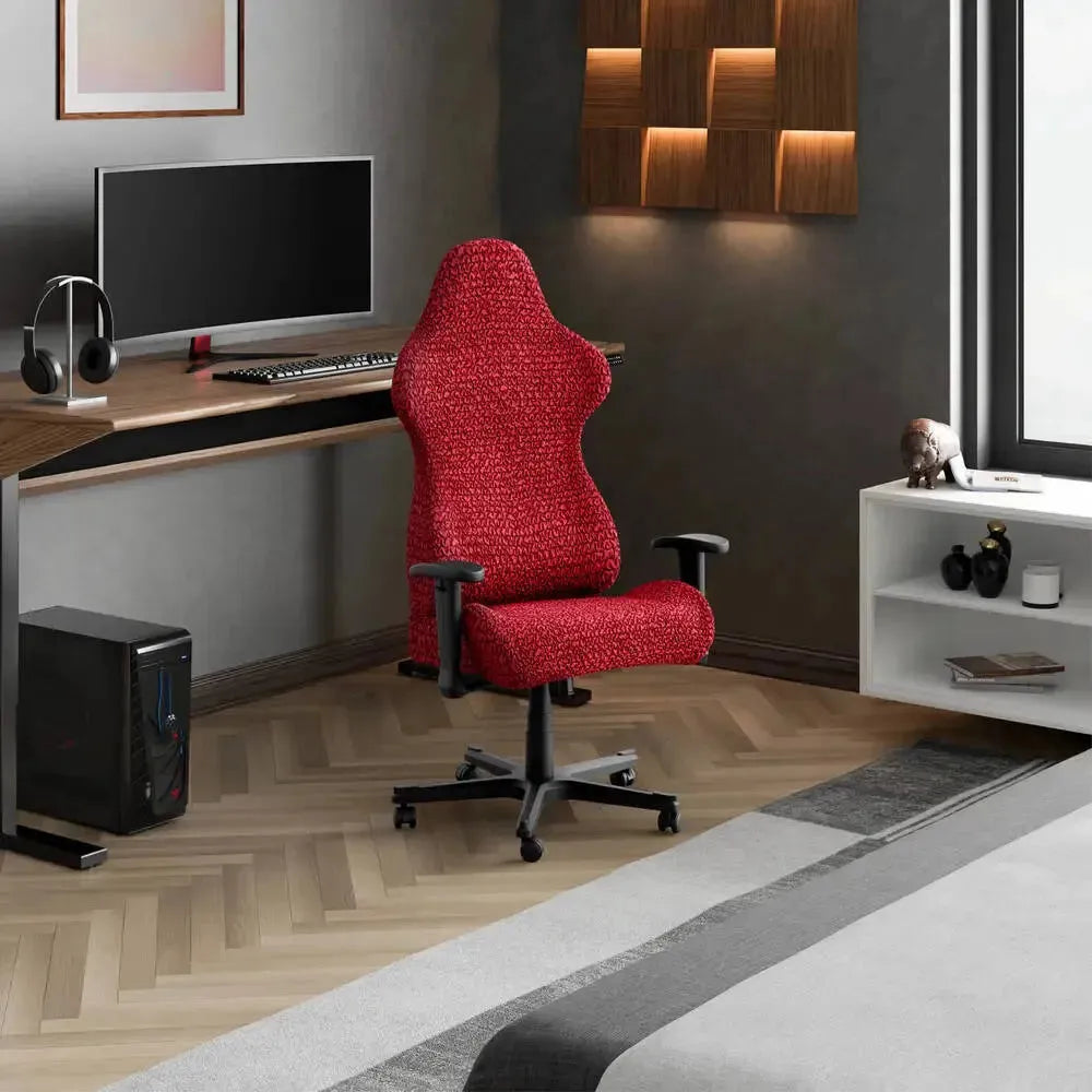 Cherry Office Chair Slipcover, Microfibra Collection