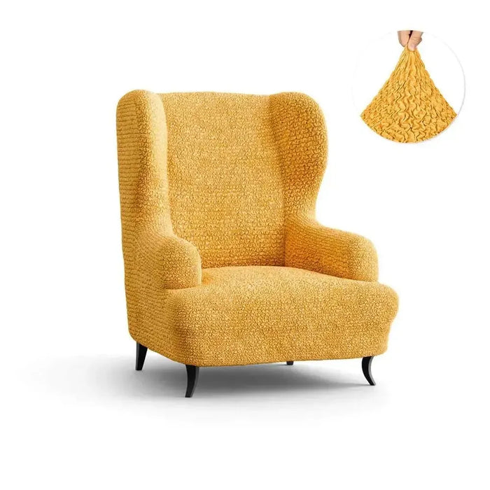 Wingback Chair Slipcover, Microfibra Collection