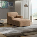 Tan Chaise Lounge Slipcover, Microfibra Collection