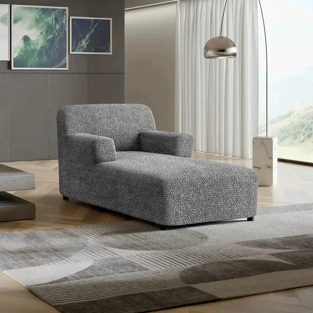 Ash Chaise Lounge Slipcover, Microfibra Collection