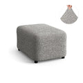 Platinum Ottoman Slipcover (Medium), Mille Righe Collection