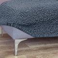 Blue Ottoman Slipcover (Medium), Mille Righe Collection