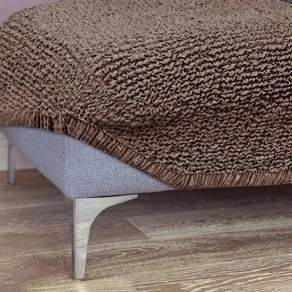 Camel Ottoman Slipcover (Medium), Mille Righe Collection