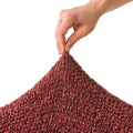Vittoria Burgundy Chaise Lounge Slipcover, Microfibra Printed Collection