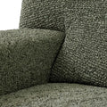 Mossy Grey Armchair Slipcover, Microfibra Printed Collection